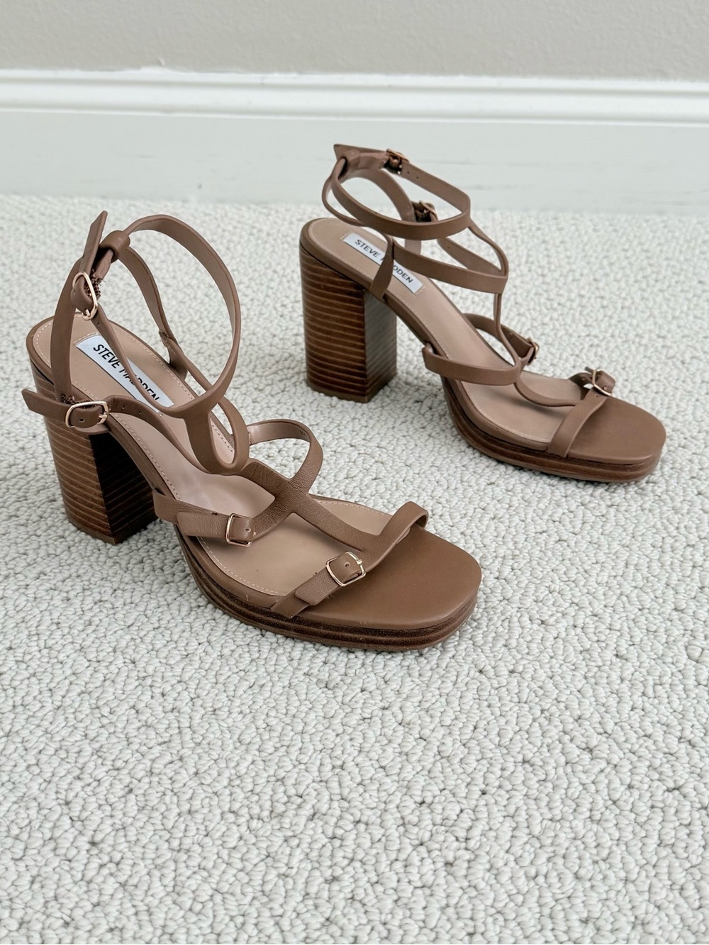 Steve Madden Daelene Ankle Strap Sandals - Picture 6 of 13